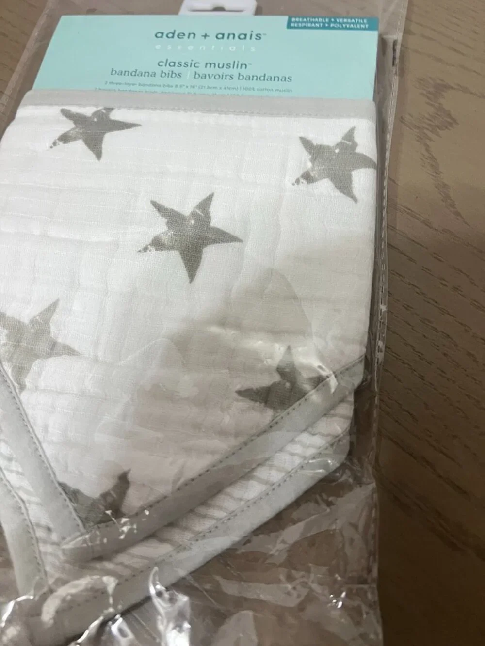 Aden + Anais Classic Muslin bandana bibs 2 Pack NEW